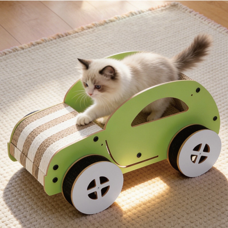 汽車造型貓抓板